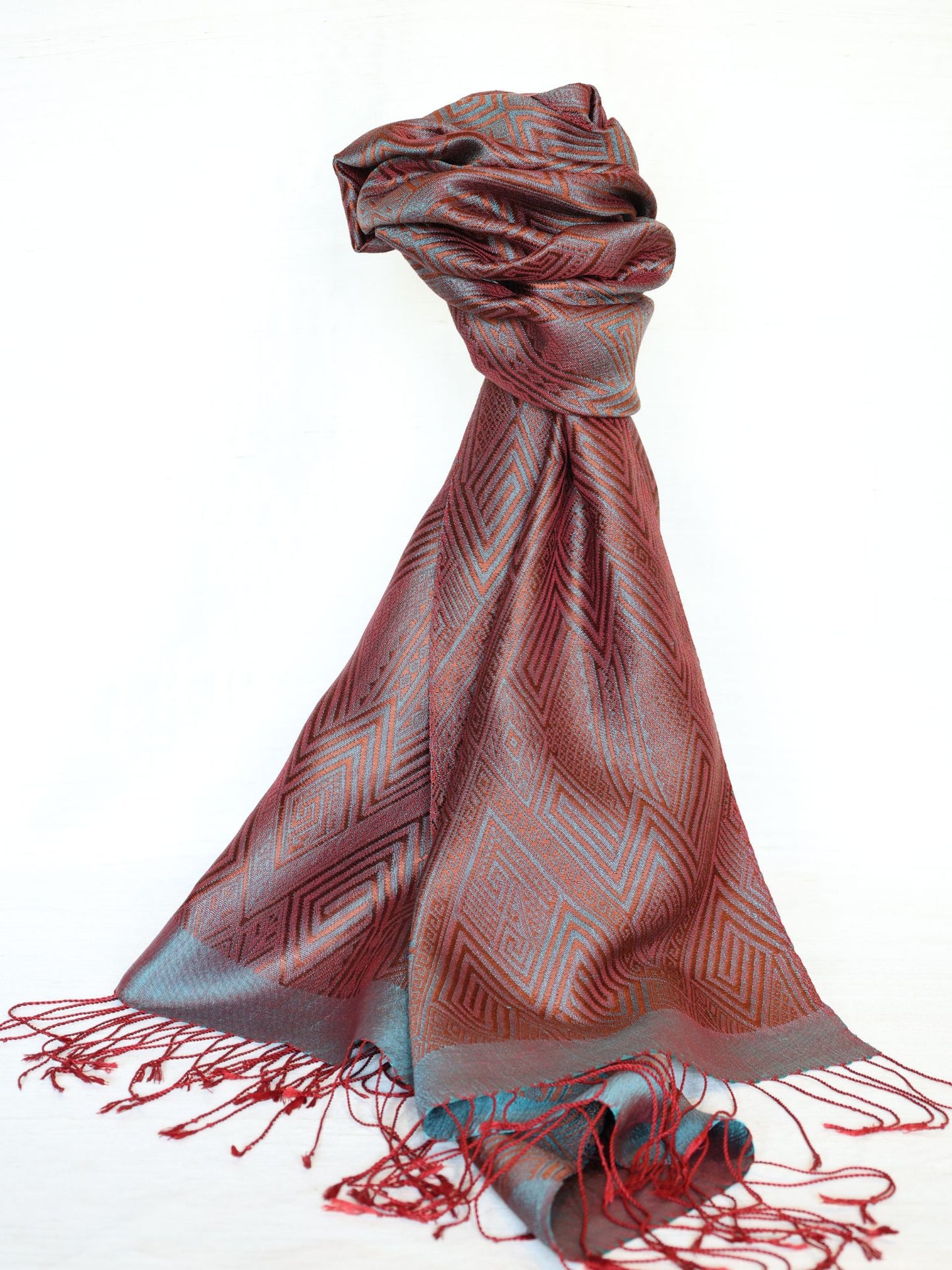 Silk Scarf - Taidam Pattern