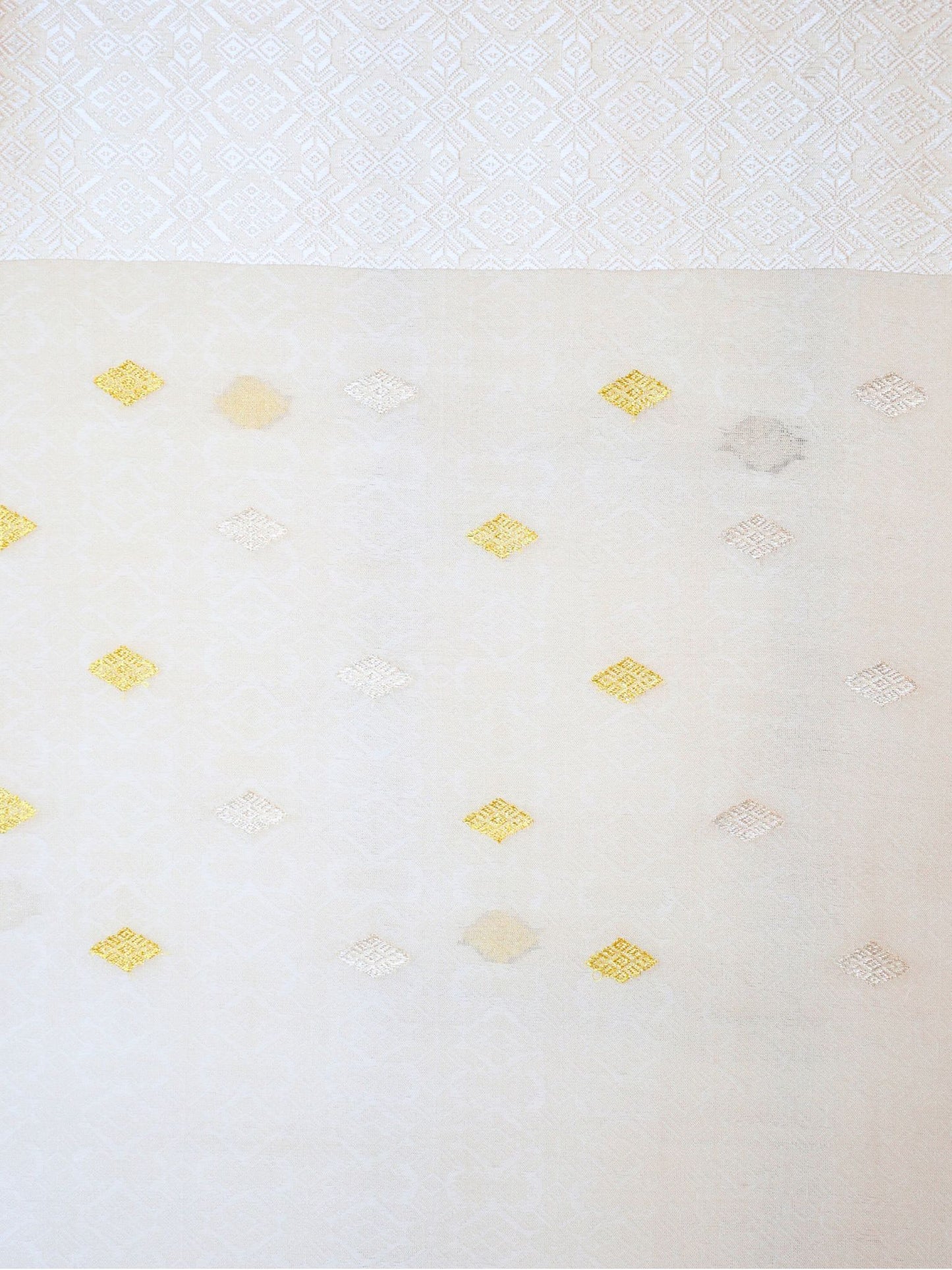 Silk Organza Scarf (White)