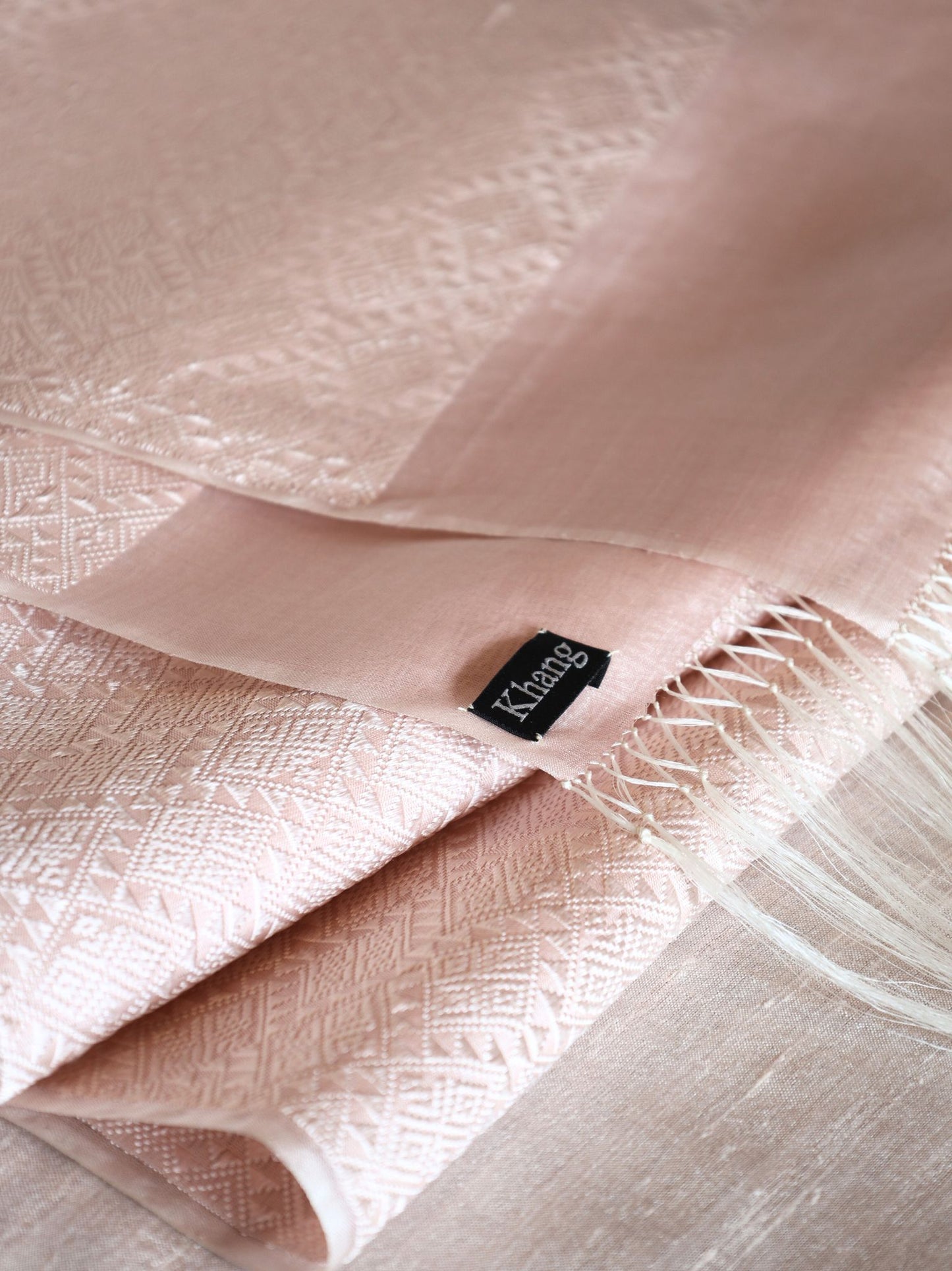 Silk Organza Scarf (Heavenly Pink)