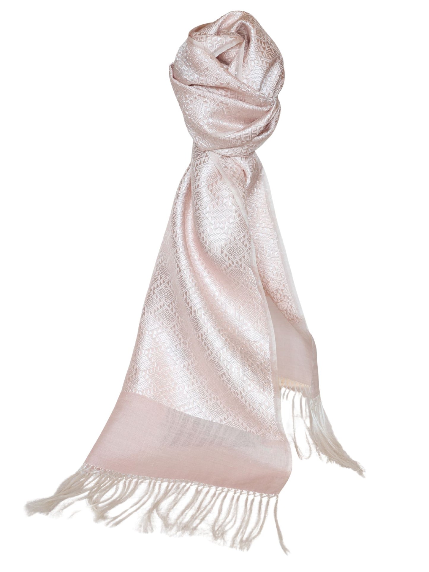 Silk Organza Scarf (Heavenly Pink)