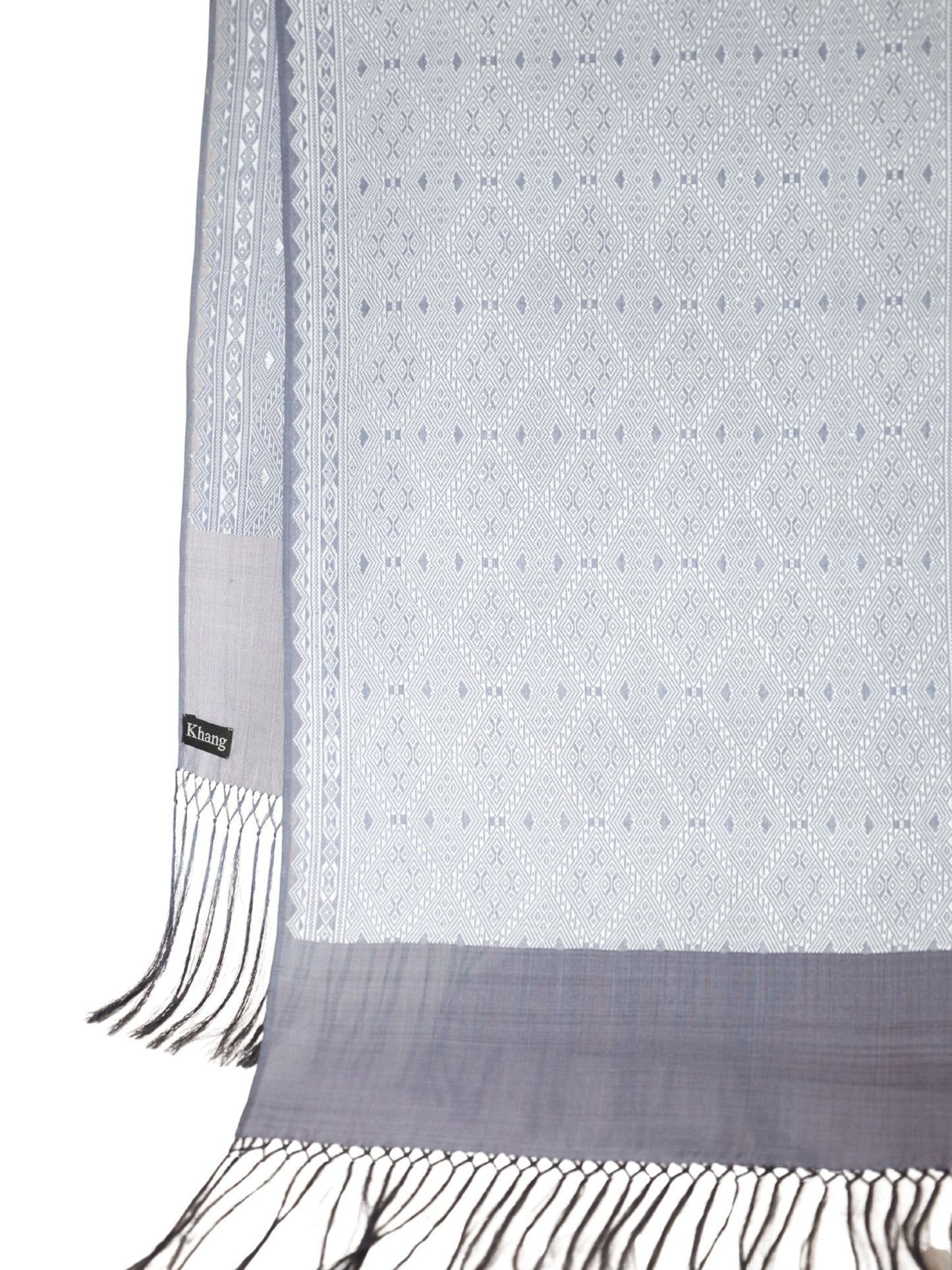 Silk Organza Scarf (Soft Blue)
