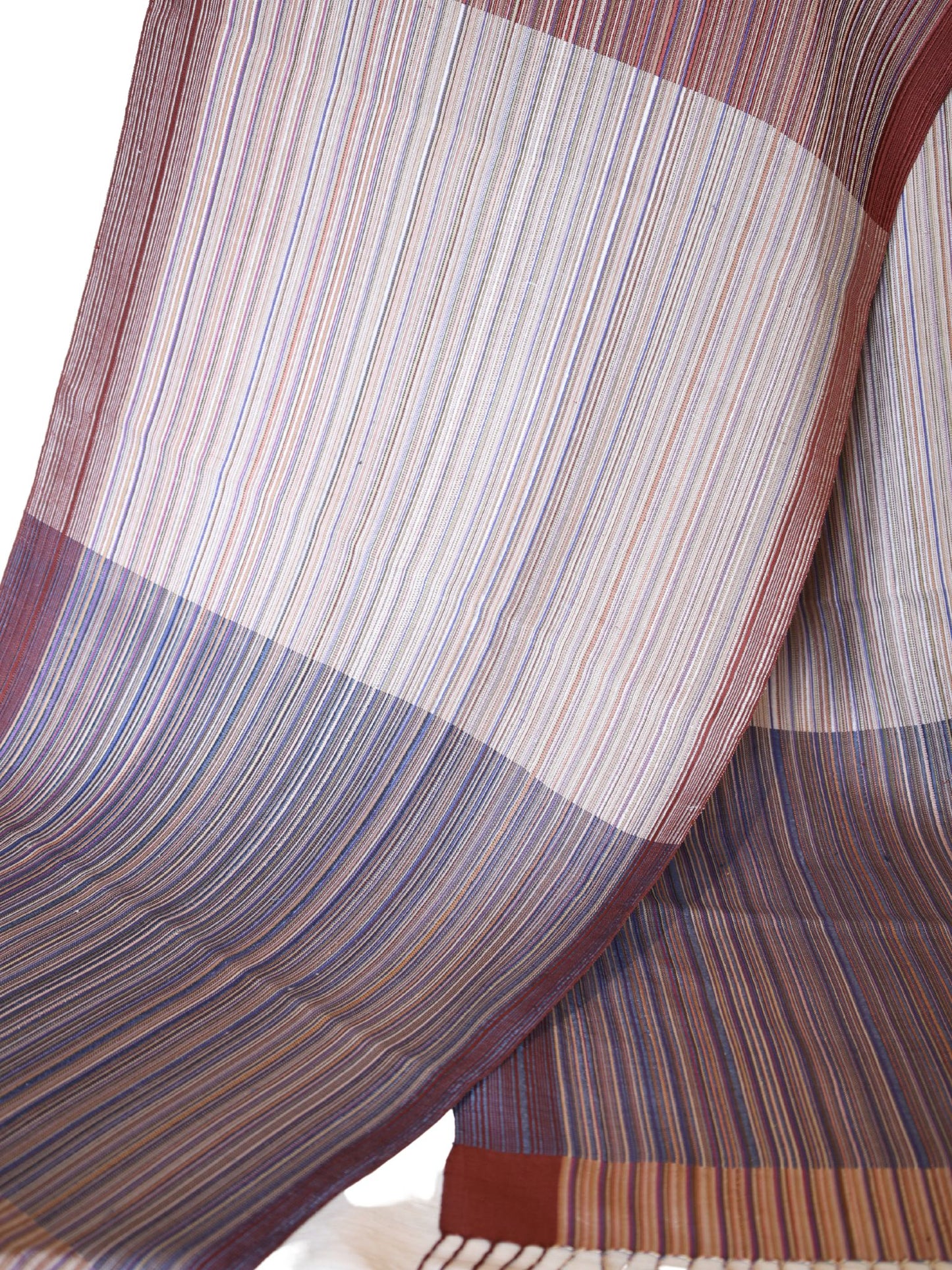Silk Scarf - Stripe Pattern