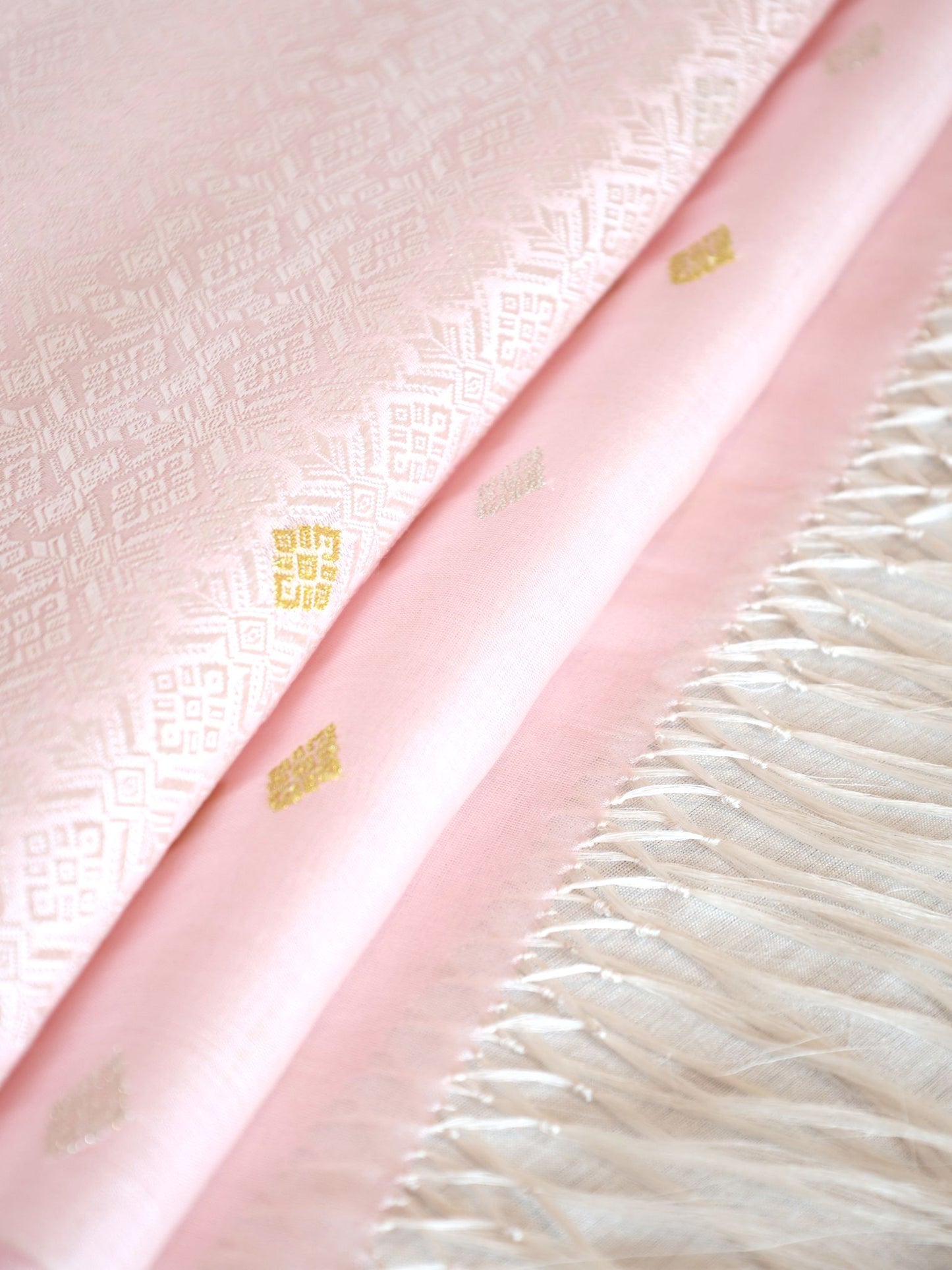 Silk Organza Scarf (Pink)