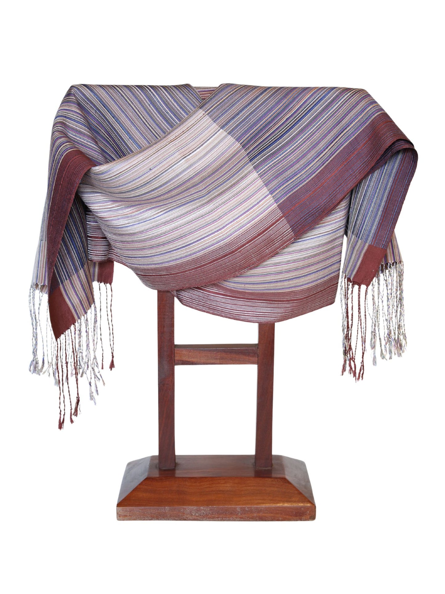 Silk Scarf - Stripe Pattern