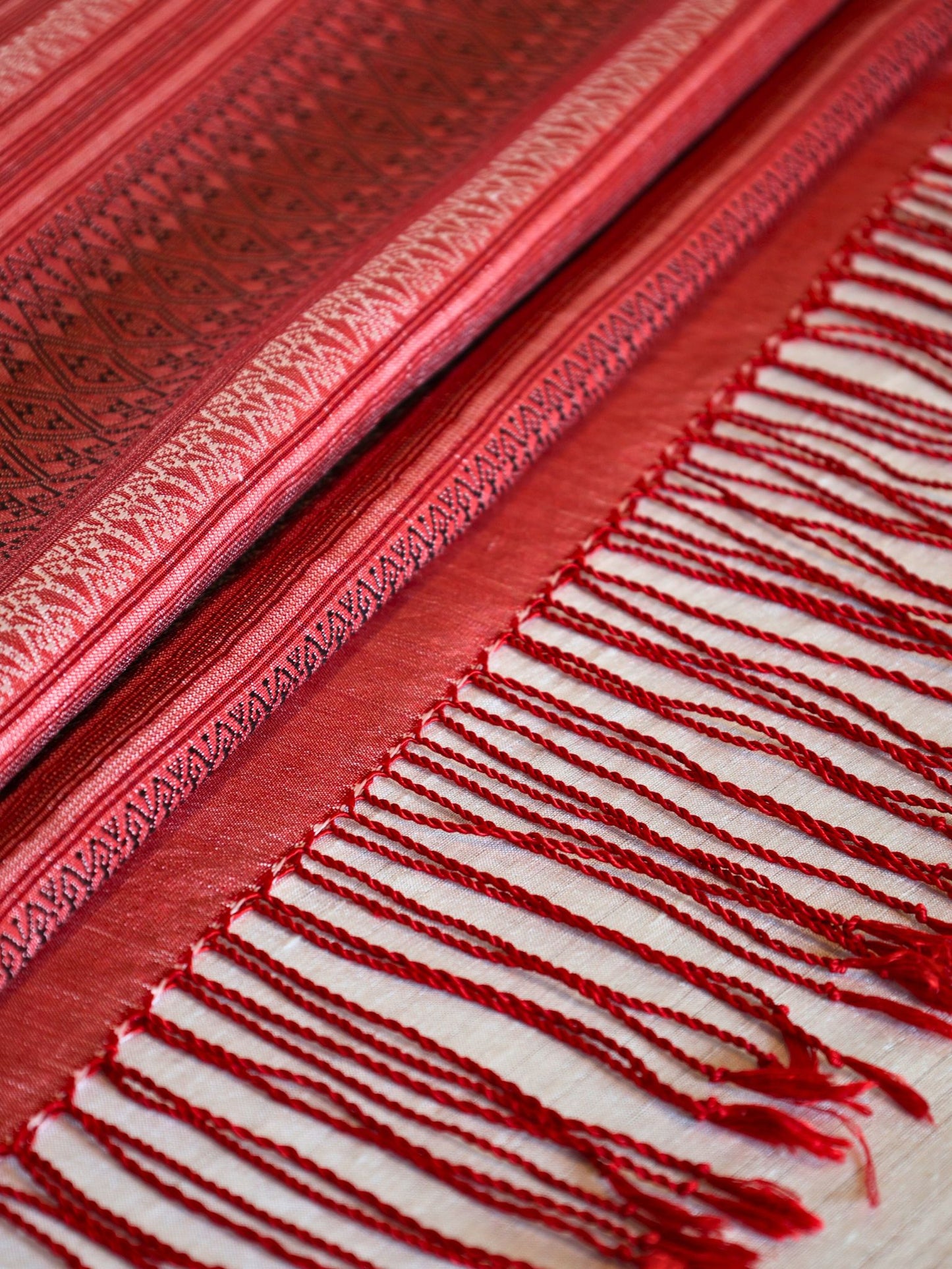 Silk Scarf (Red)