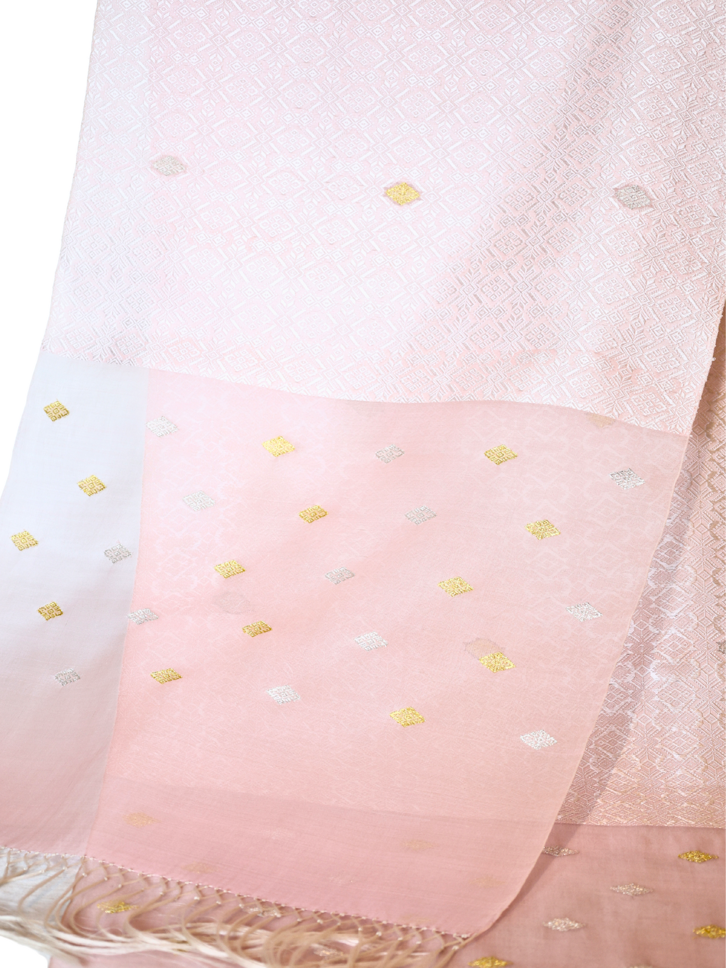 Silk Organza Scarf (Pink)