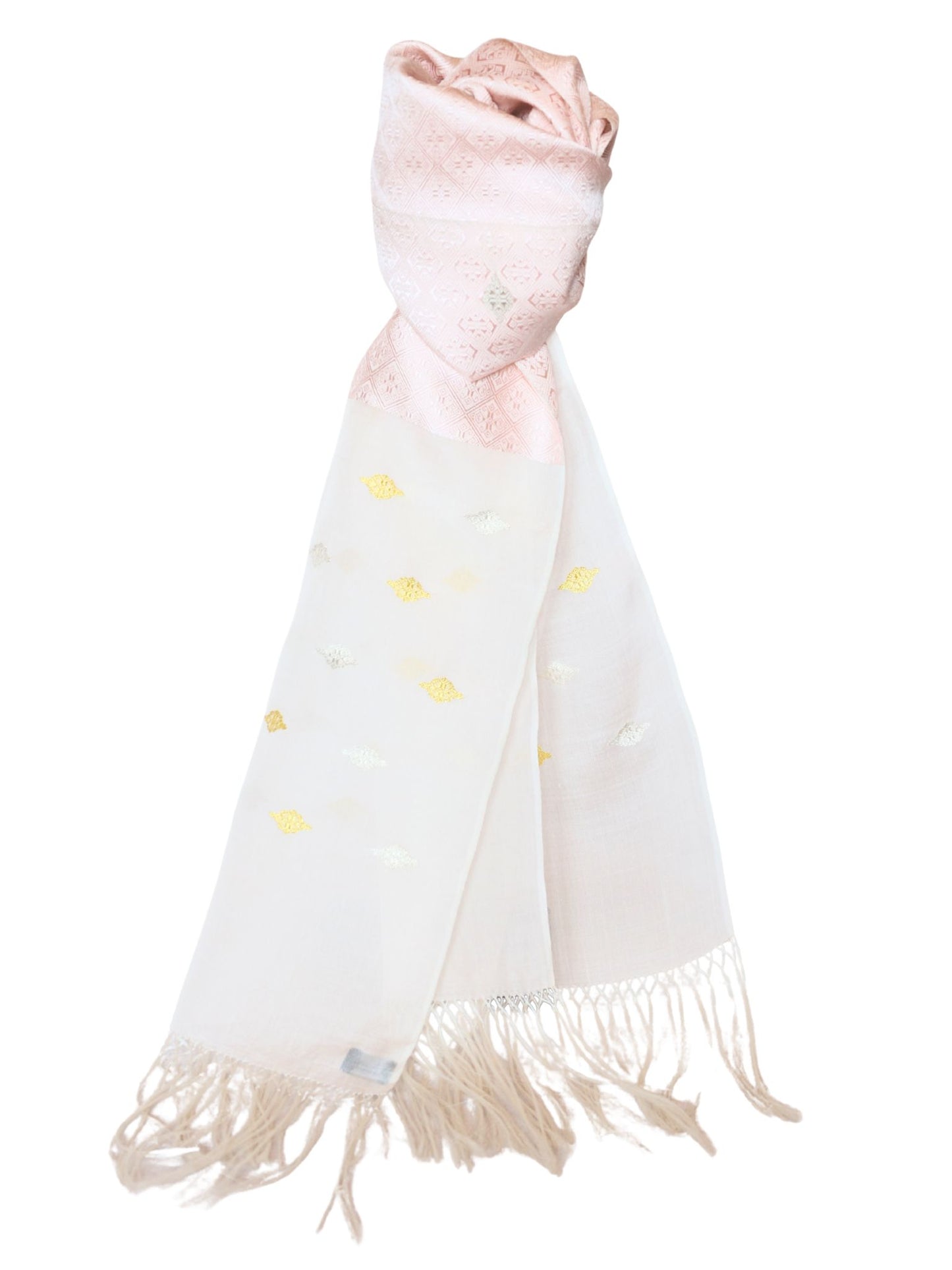 Silk Organza Scarf (Light Pink)