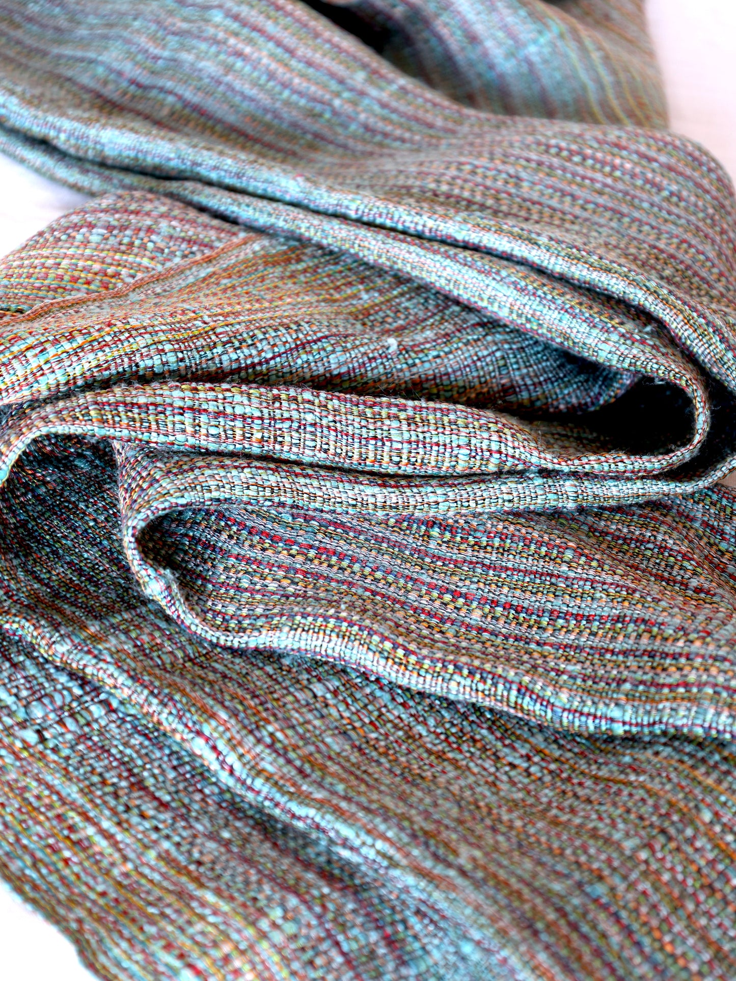Eri Silk Scarf (Blue)