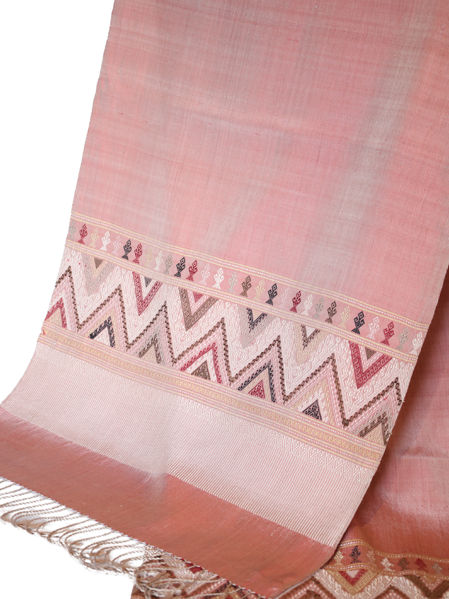 Silk Scarf - Soisanak Pattern (Pink)