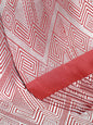 Silk Scarf - Taidam Pattern (Red)