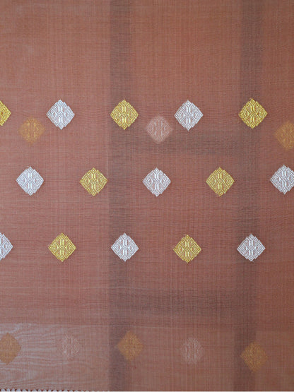 Silk Organza Scarf (Caramel)