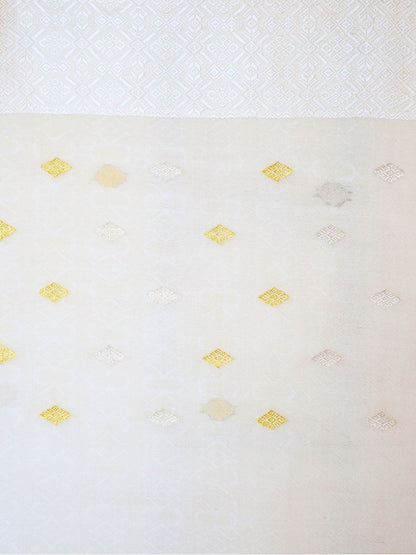 Silk Organza Scarf (White)