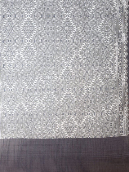 Silk Organza Scarf (Soft Blue)
