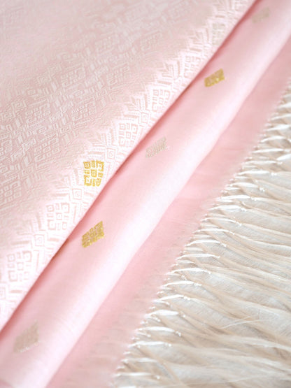 Silk Organza Scarf (Pink)