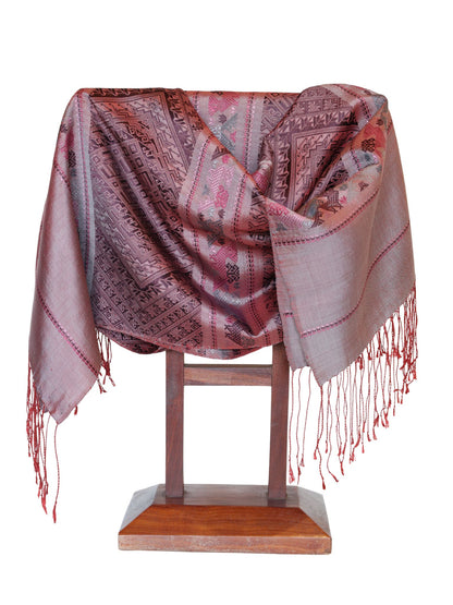 Silk Scarf - Phoutai Shawl Pattern