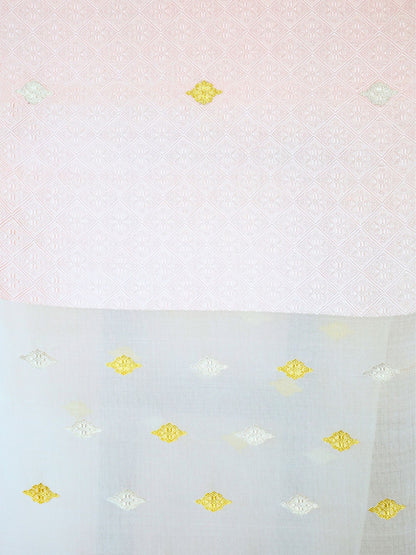 Silk Organza Scarf (Light Pink)