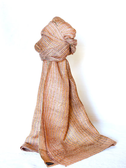 Eri Silk Scarf (Beige)